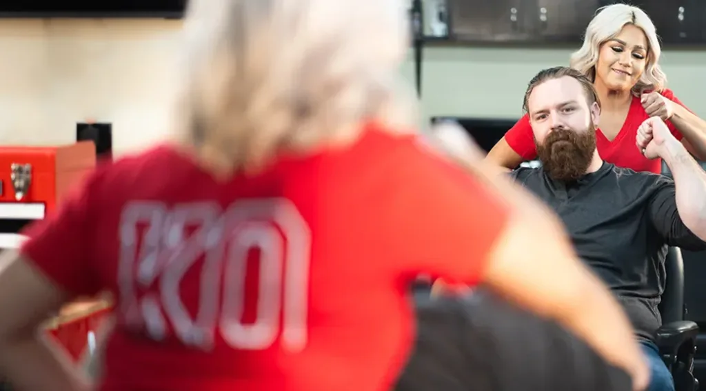 Knockouts Haircuts & Grooming — Hair salon in Denton
